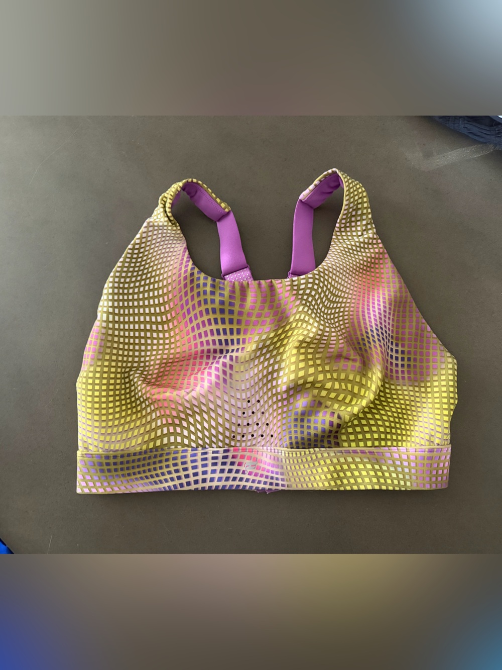 Women’s Fabletics Full Sprint High Support Geometric Sports Bra, size XXL-1X